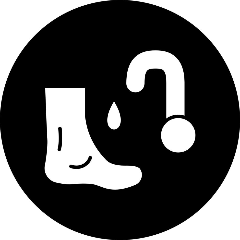 Waschen Fuß Vektor Symbol Design