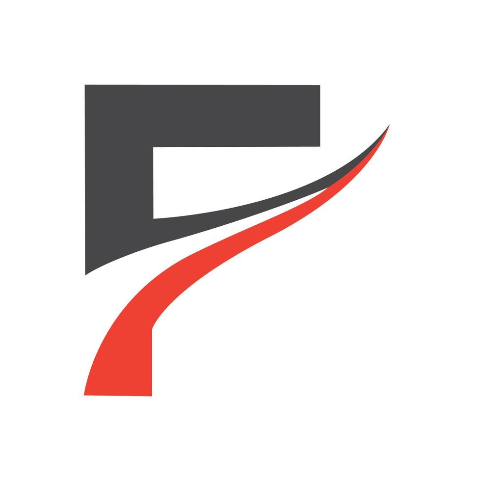Initiale Monogramm Brief f Logo Vektor