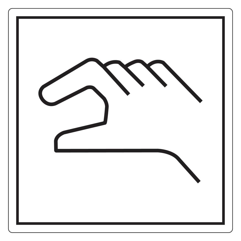 manuell kontroll symbol tecken vektor