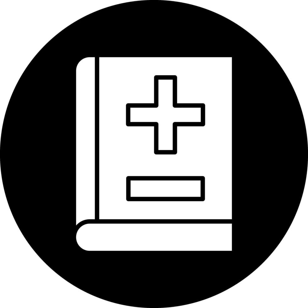 medizinisches Buch-Vektor-Icon-Design vektor