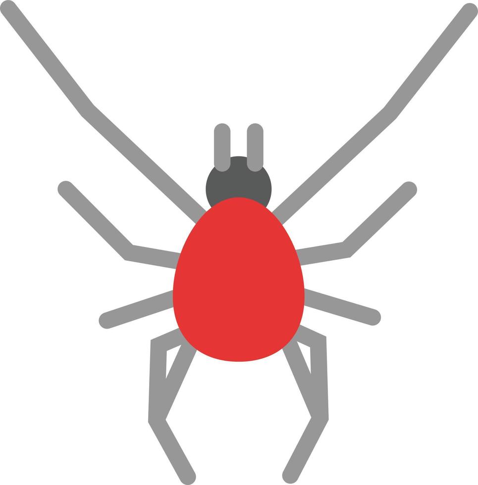 rote Spinne Illustration Vektor