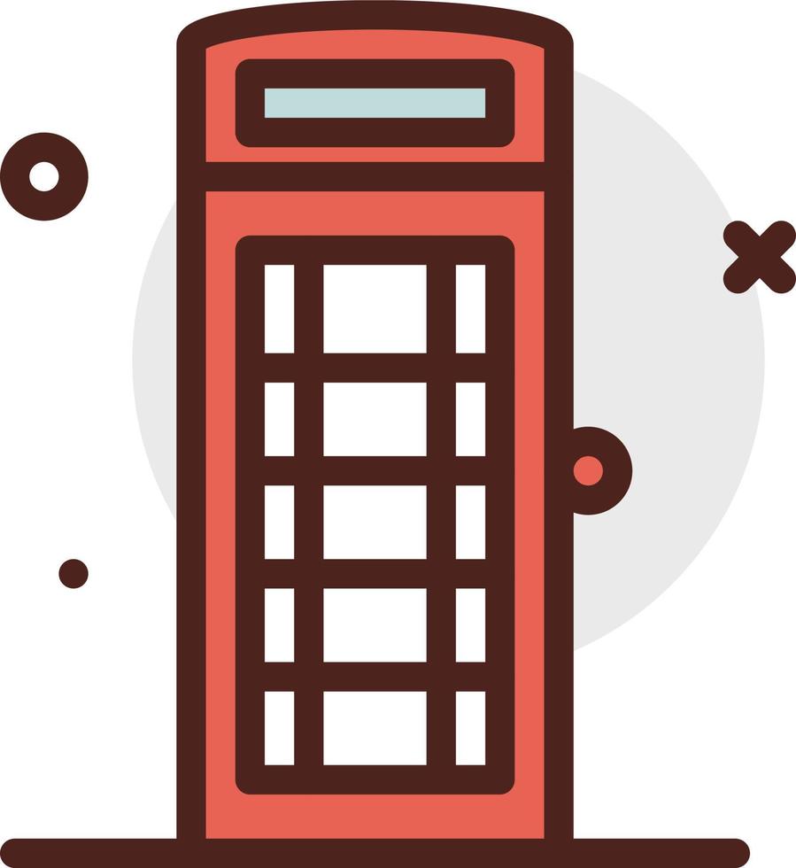 telefon stuga illustration vektor