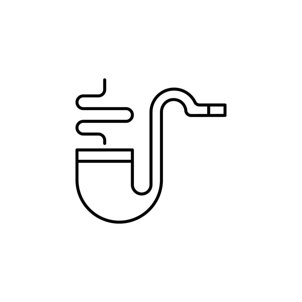 Patrick Tag, Rohr, Rauch, Tube Vektor Symbol Illustration