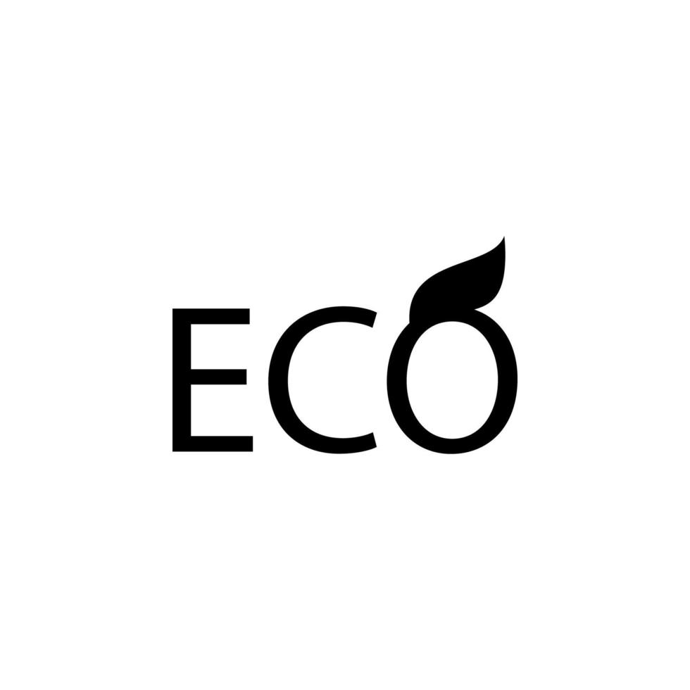 eco Produkter vektor ikon illustration