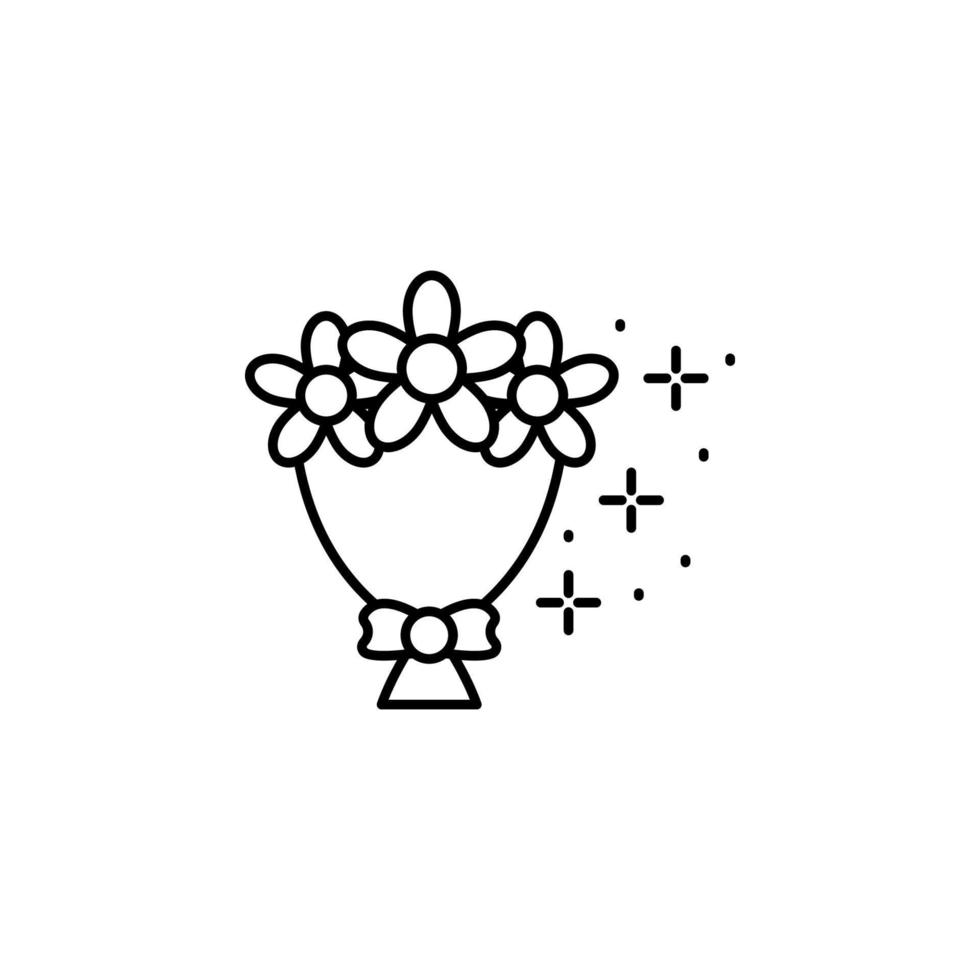 Ruhm Blumen Vektor Symbol Illustration