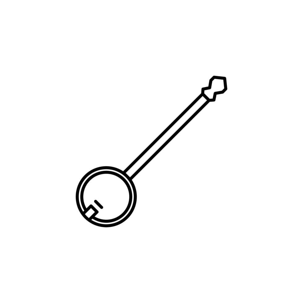 patrick dag, banjo, folk, instrument, musikalisk, sträng vektor ikon illustration