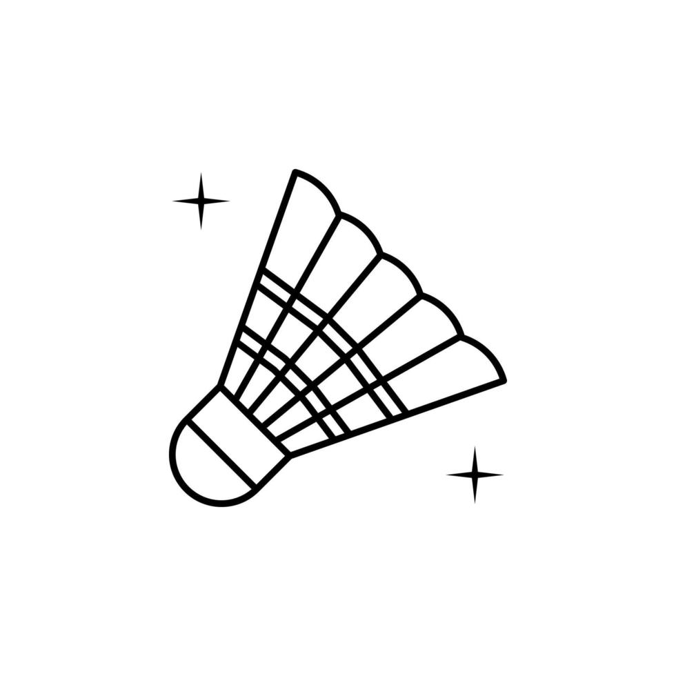 Badminton, Sport Vektor Symbol Illustration