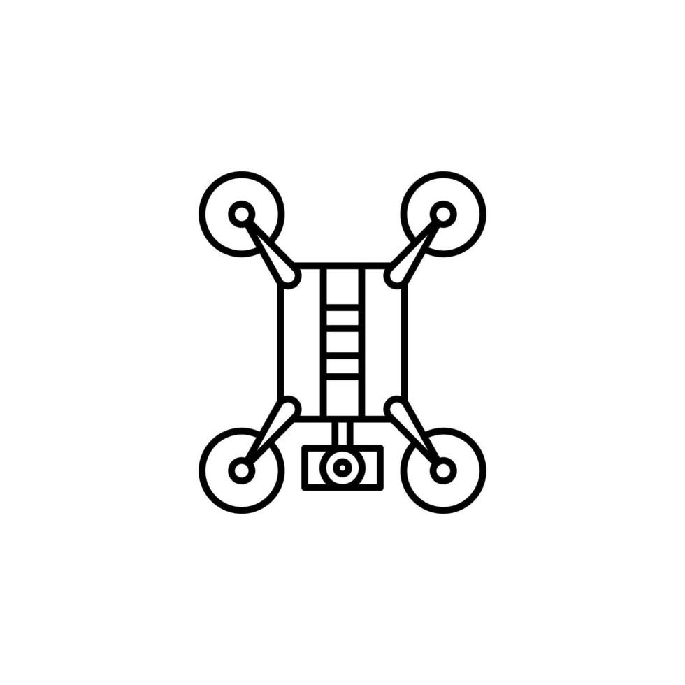 copter, Drönare vektor ikon illustration