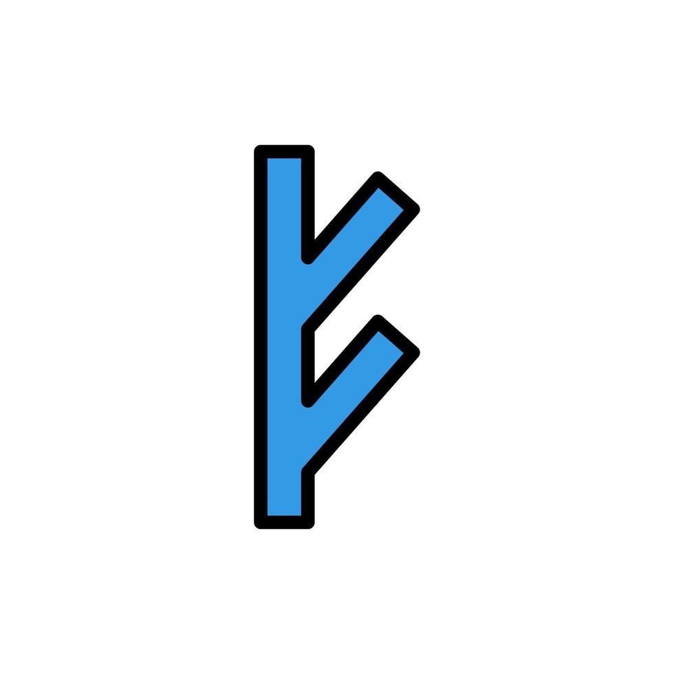 Rune Symbol Vektor Symbol Illustration