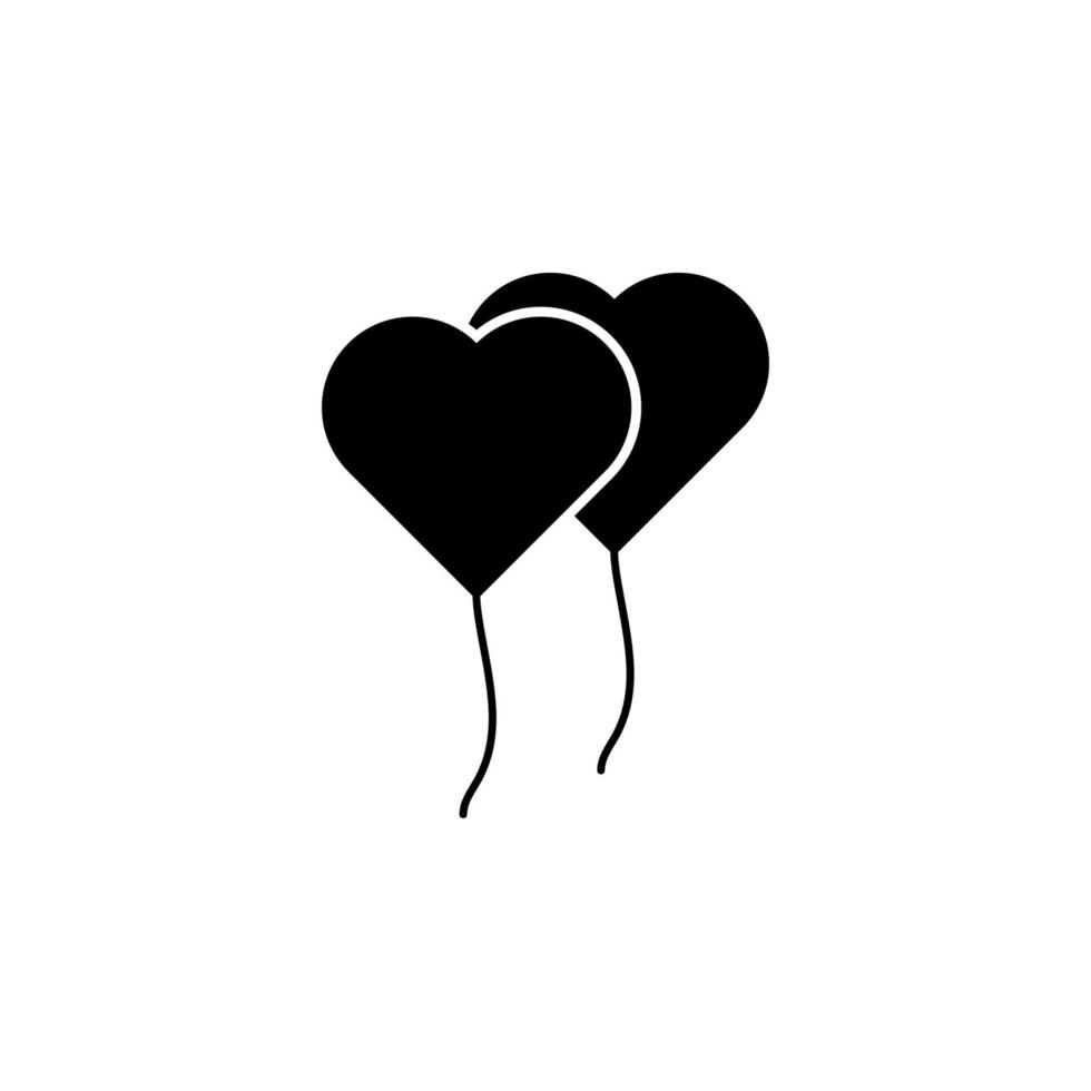 hjärta pärlor vektor ikon illustration