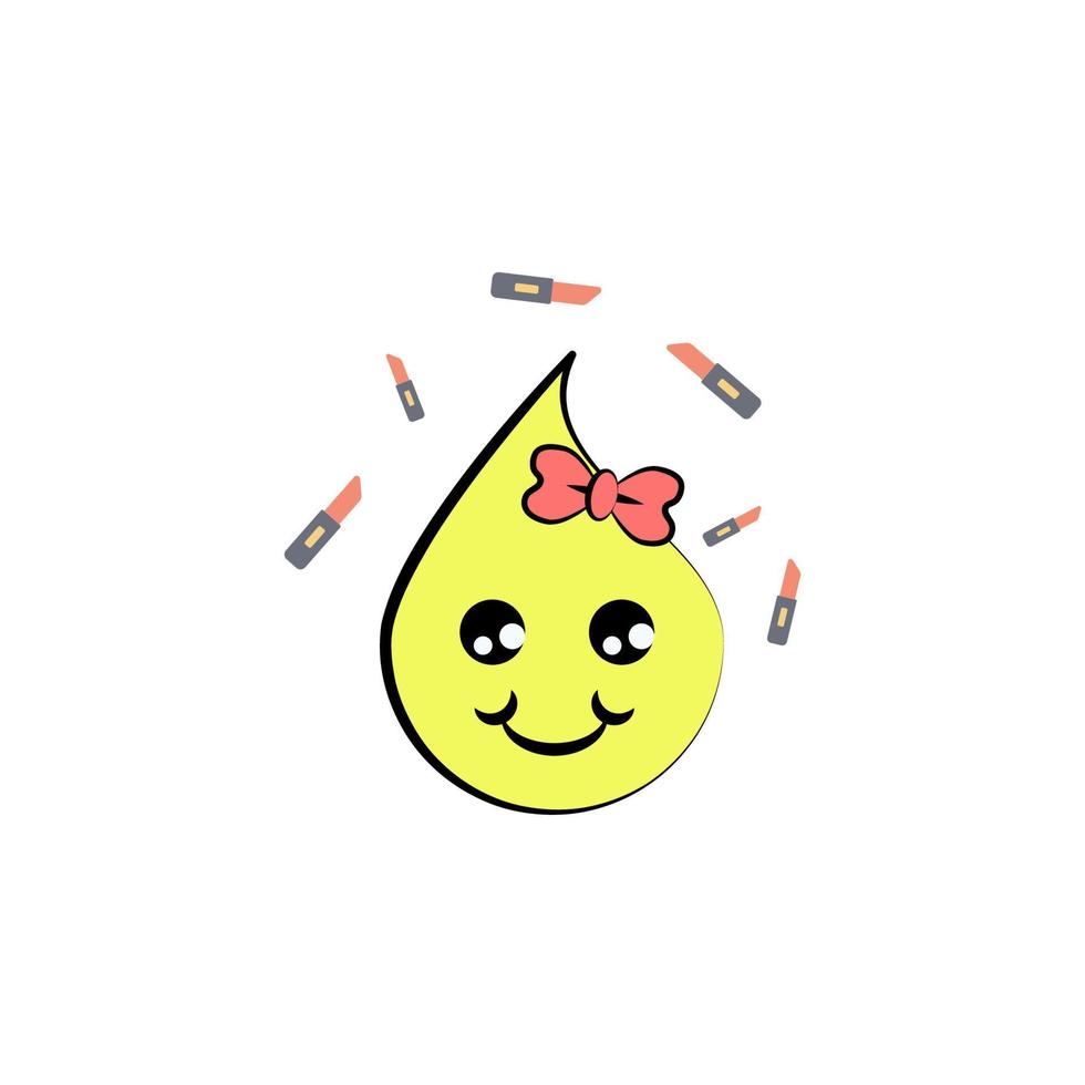 Emoji schön Vektor Symbol Illustration