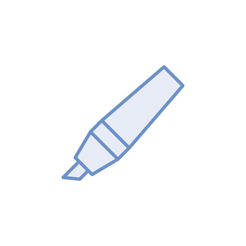 stryknings penna ikon vektor för hemsida, ui grundläggande, symbol, presentation