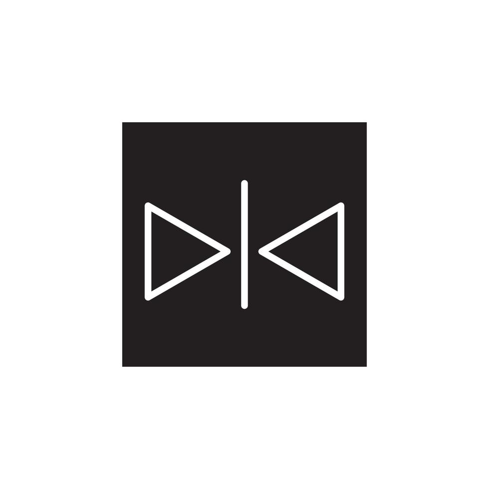 marginal Centrum ikon vektor för hemsida, ui grundläggande, symbol, presentation