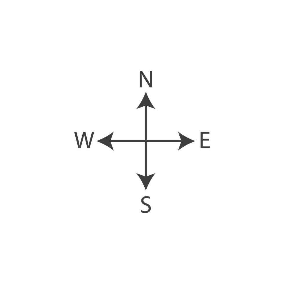 riktning vektor ikon illustration