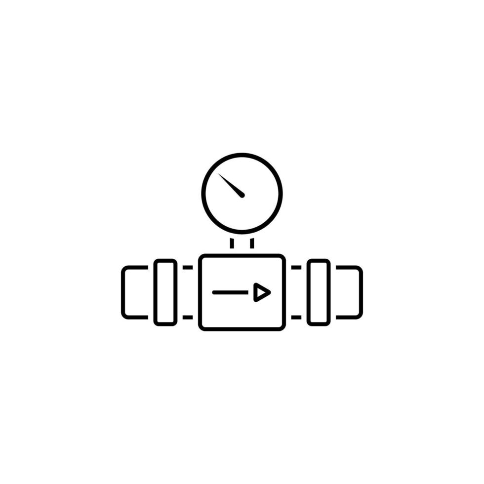 Richtung, Rohr, System Vektor Symbol Illustration
