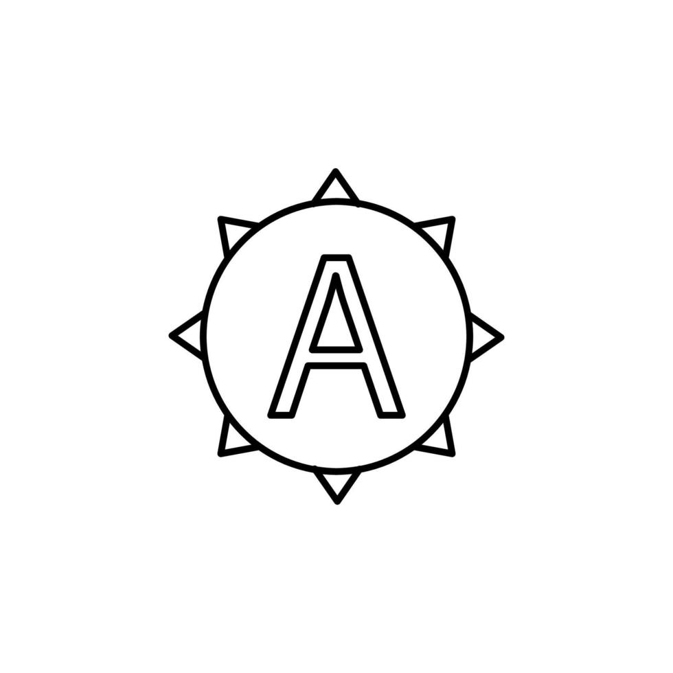 Blut Spende, A, Art Vektor Symbol Illustration