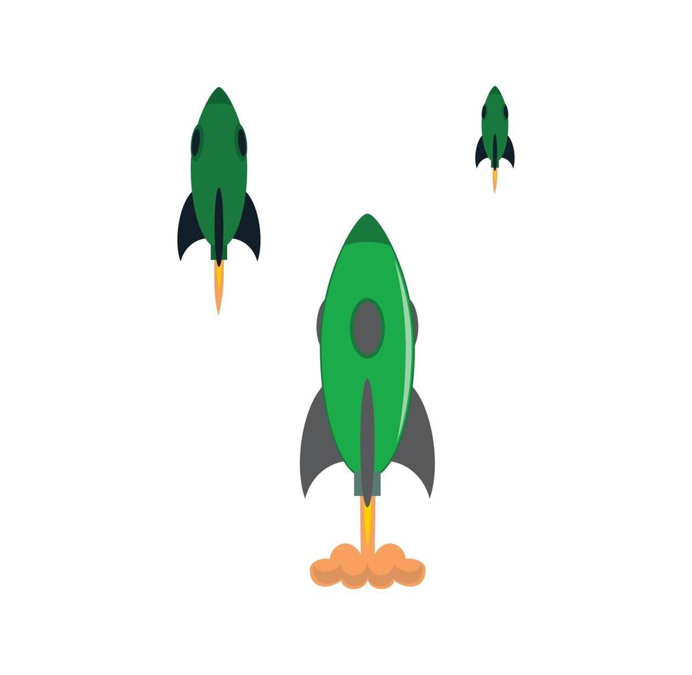 tecknad av raket design vektor