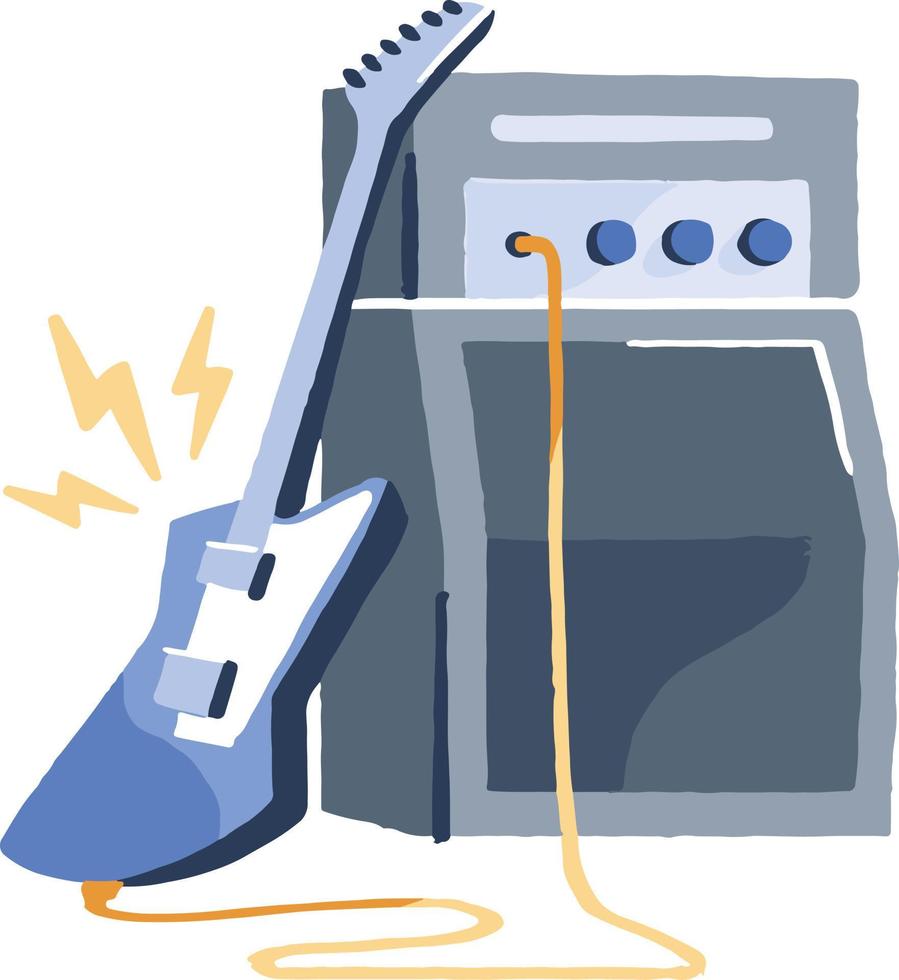 elektrische Gitarre Illustration Vektor