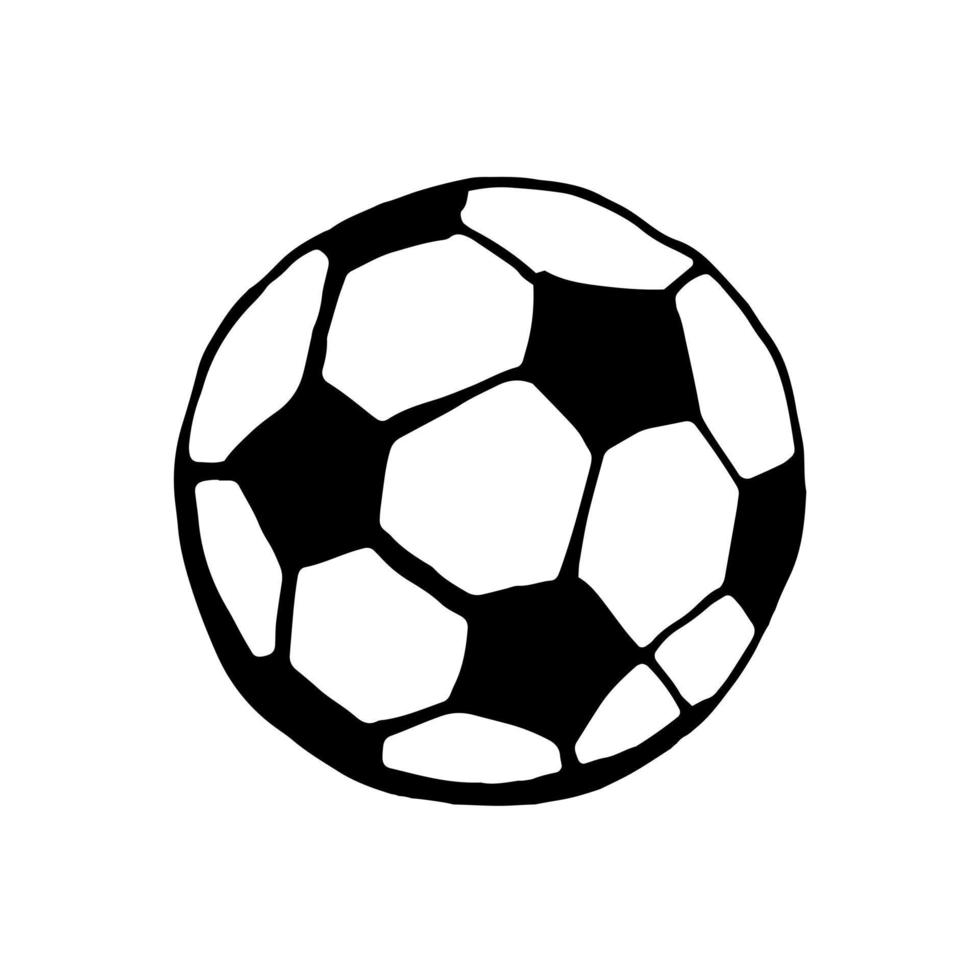 fotboll. vektor ClipArt. isolerat