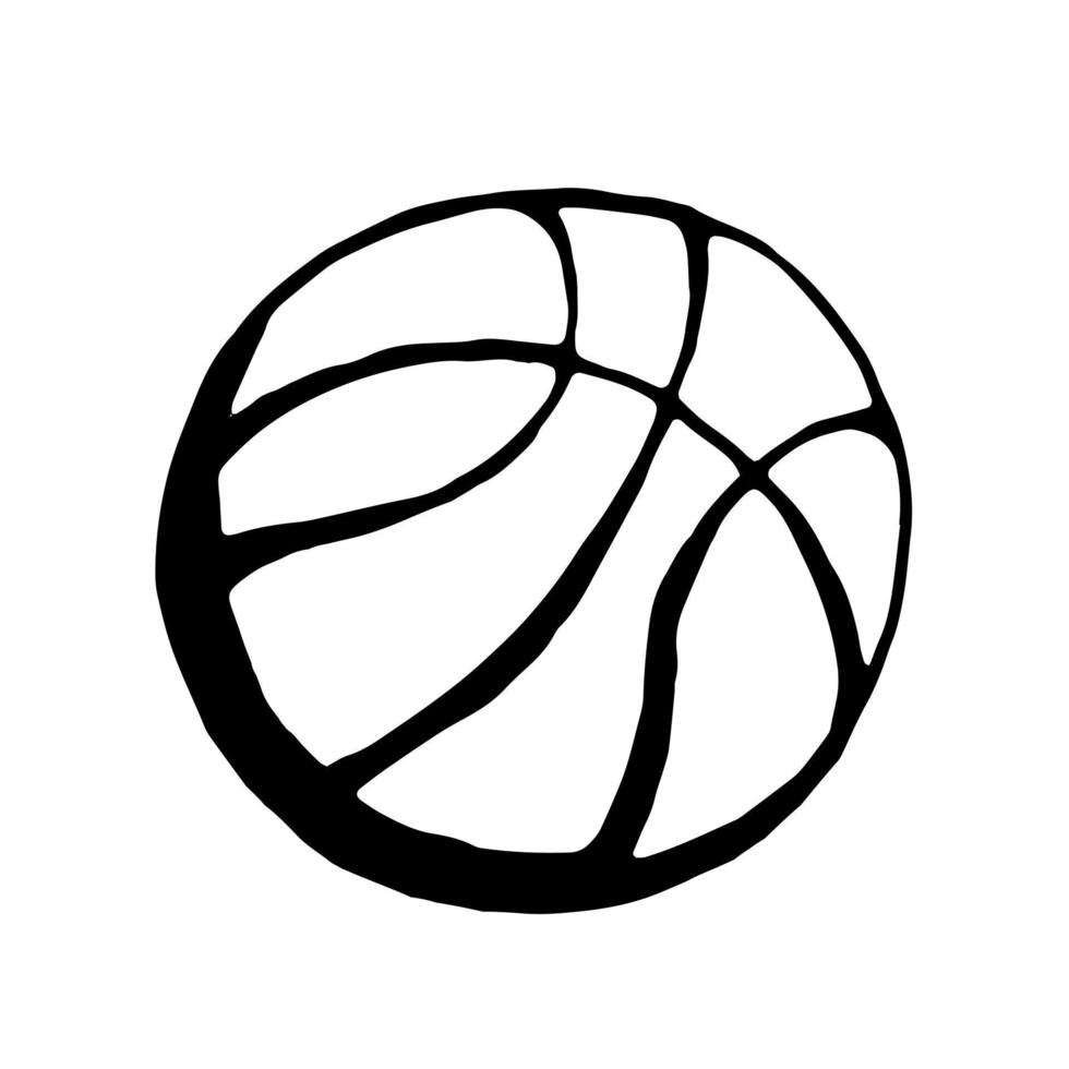 Basketball. Vektor Clip Art. isoliert