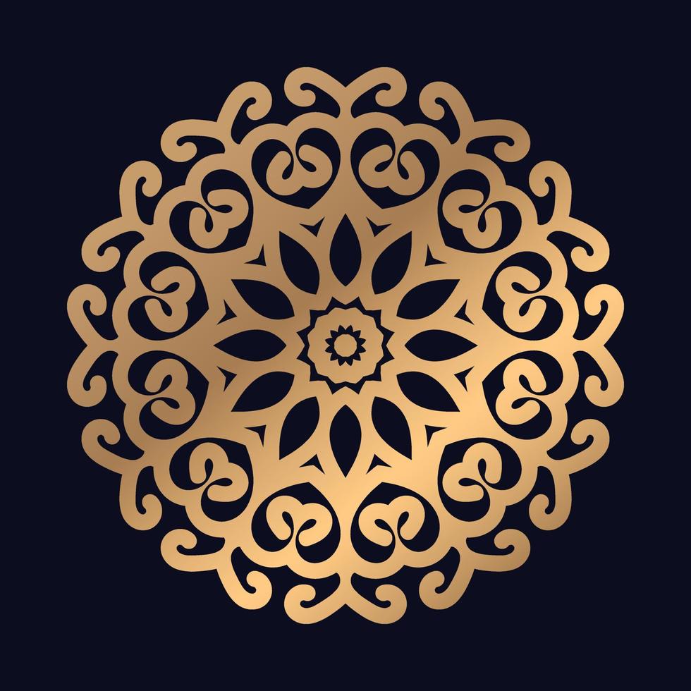 cirkulerade blomma mönster mandala design bakgrund vektor
