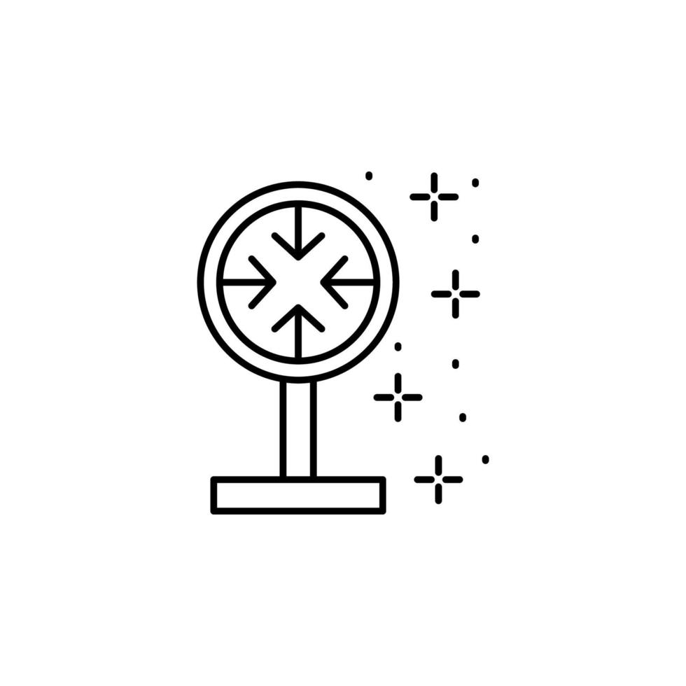 Zeichen Ziel Vektor Symbol Illustration