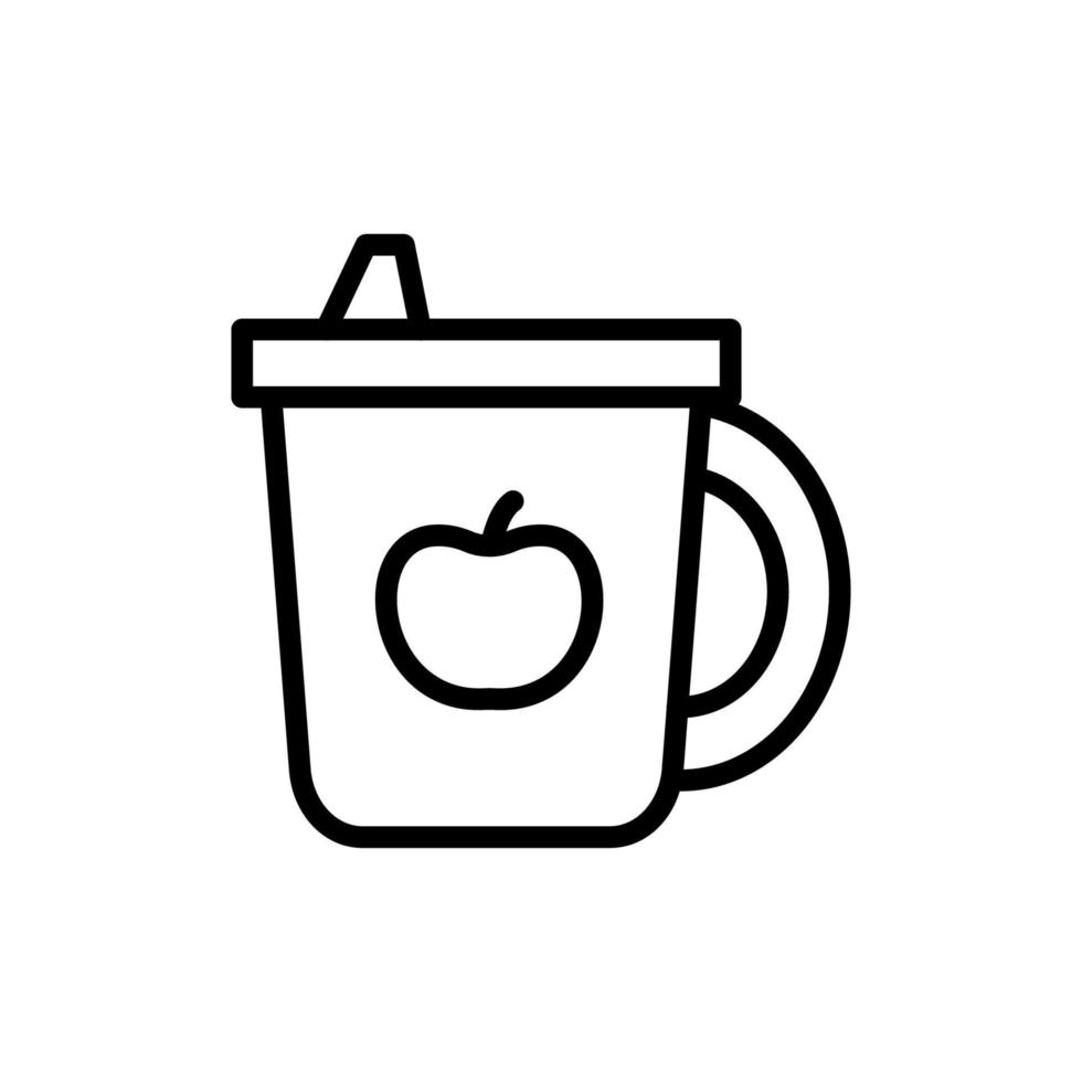 Tasse, Trinken Schüssel Vektor Symbol Illustration