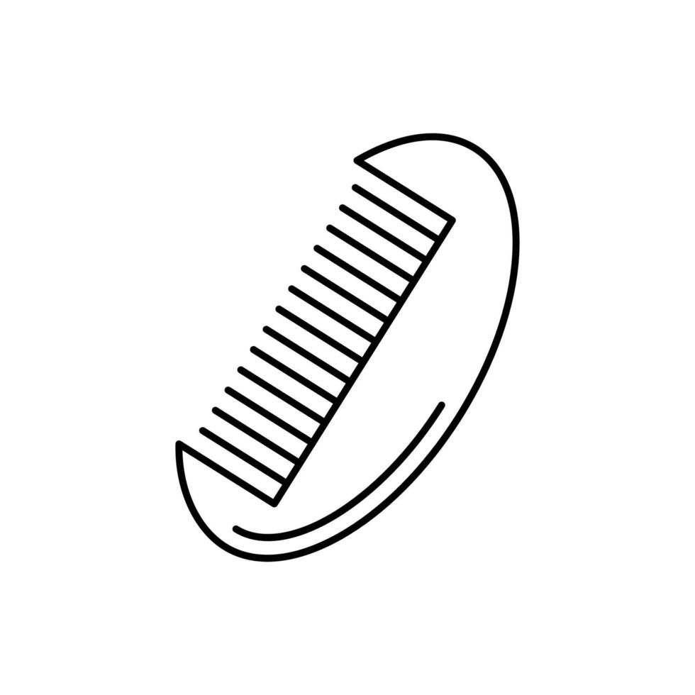 Kamm, Haar Vektor Symbol Illustration