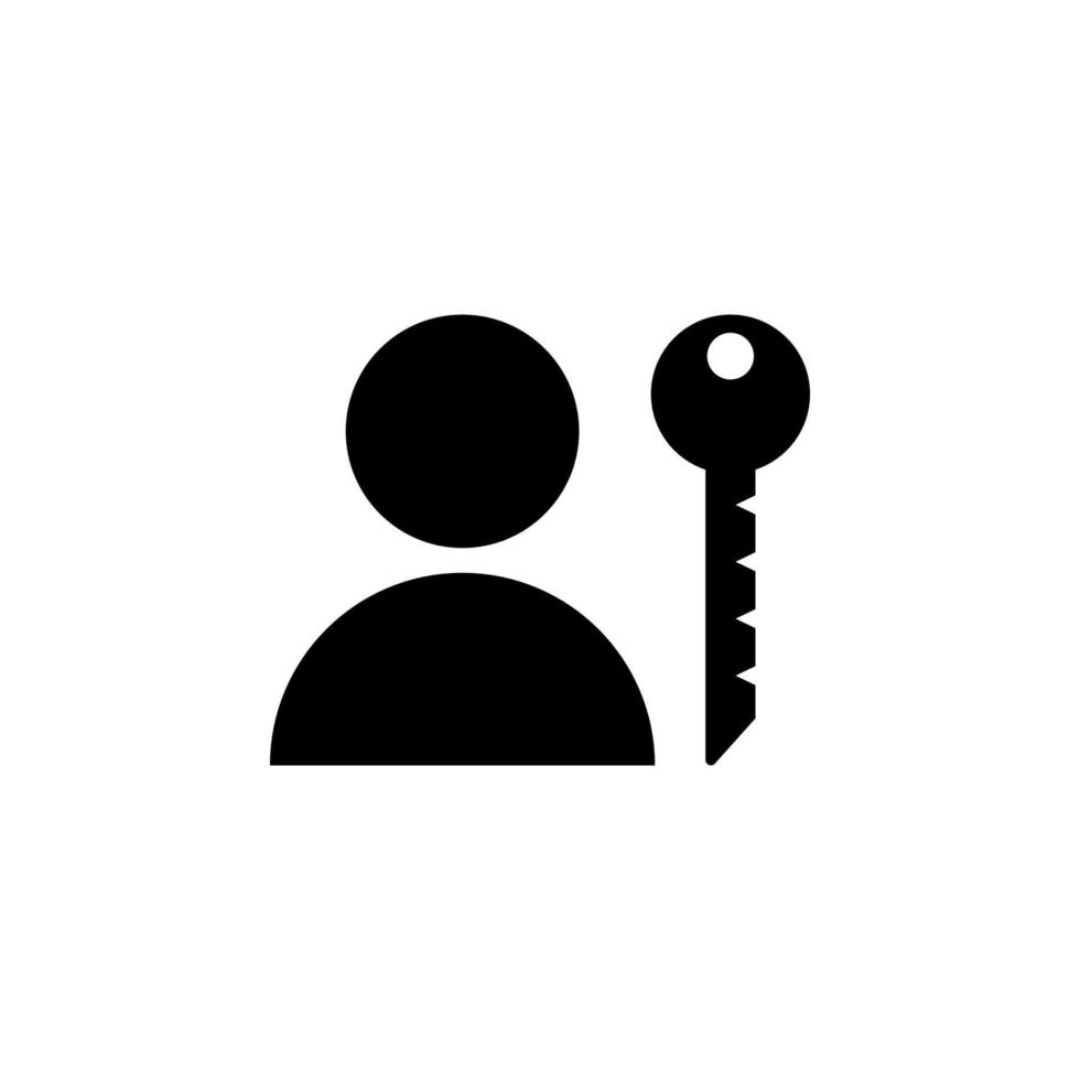nyckel vektor ikon illustration