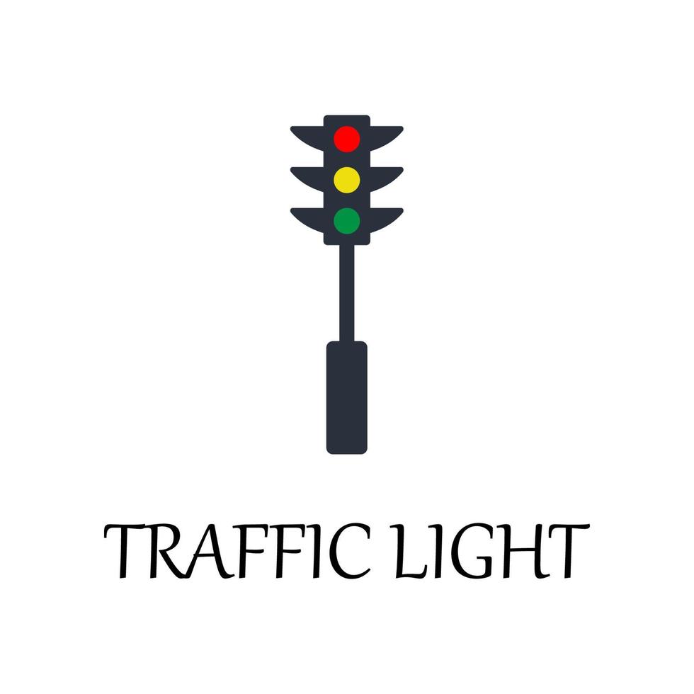 farbig der Verkehr Licht Vektor Symbol Illustration