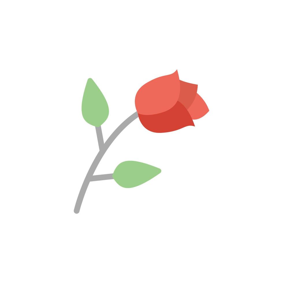 Rose Vektor Symbol Illustration