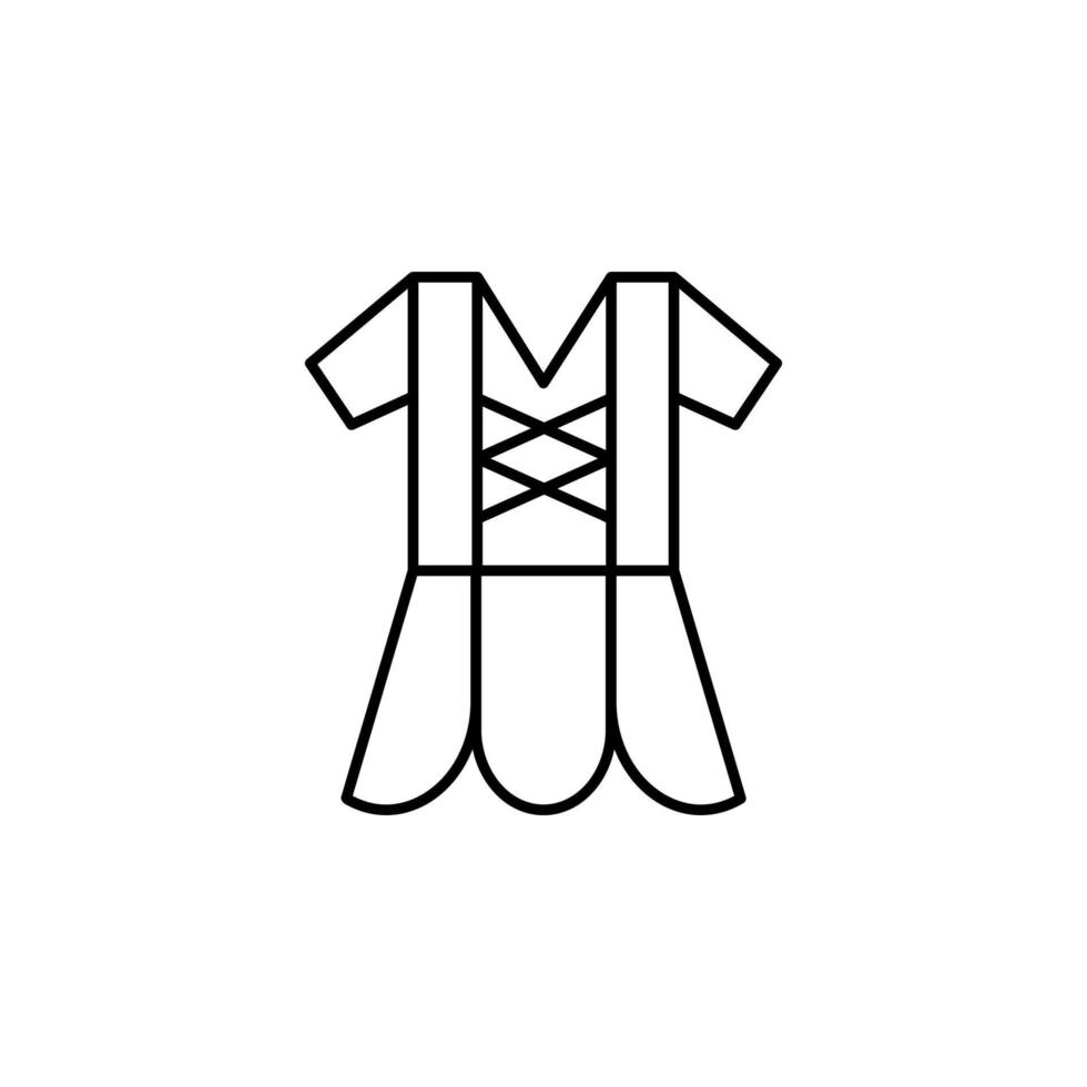 helgon patrick, skjorta, irland vektor ikon illustration