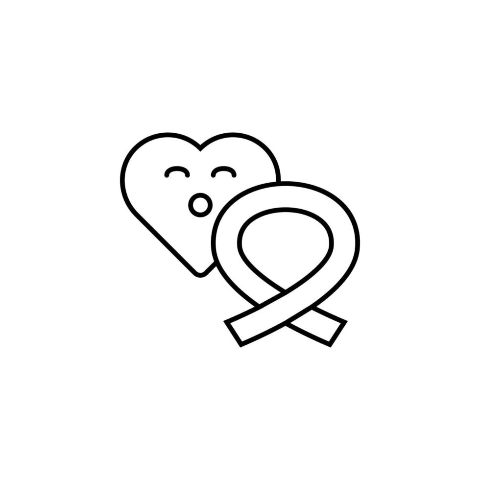 fred kärlek bota hjärta vektor ikon illustration