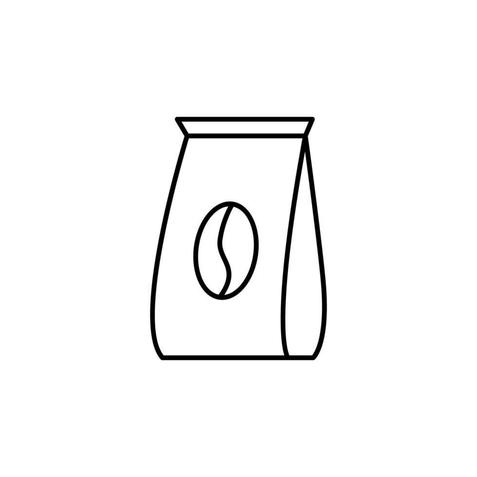 Verpackung von Kaffee Vektor Symbol Illustration