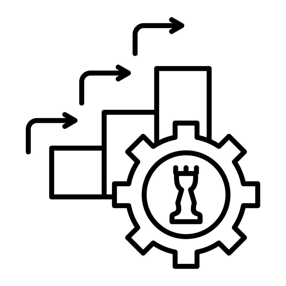 Entwicklung Symbol editierbar Vektor