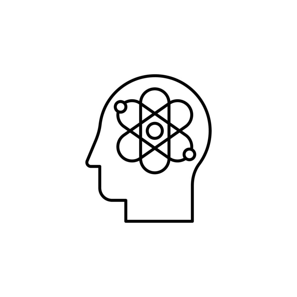 Wissen, Geist, Intelligenz Vektor Symbol Illustration