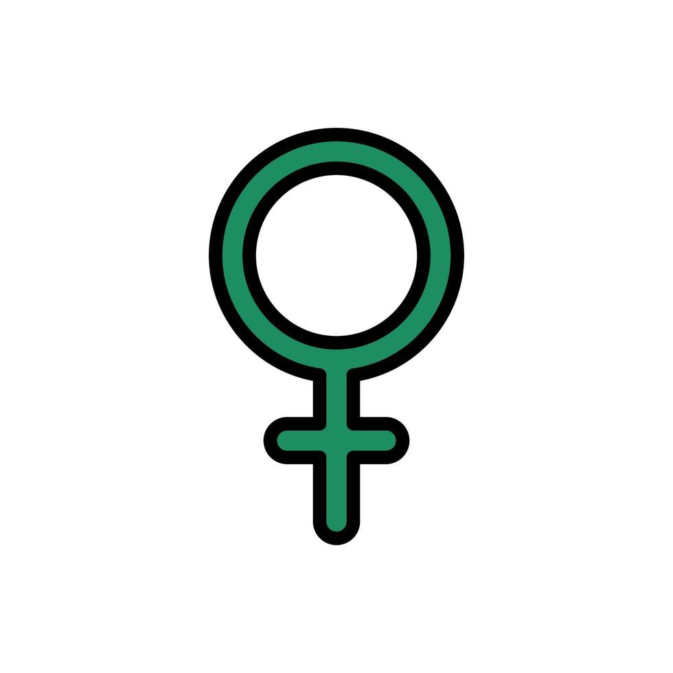 Symbol Venus Vektor Symbol Illustration