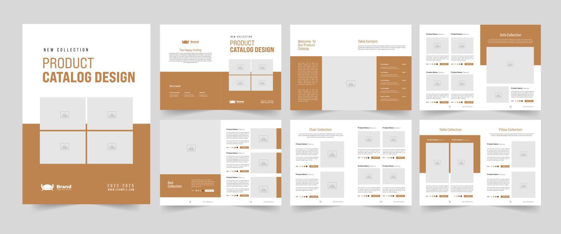 Katalog Design, a4 drucken bereit Katalog. vektor