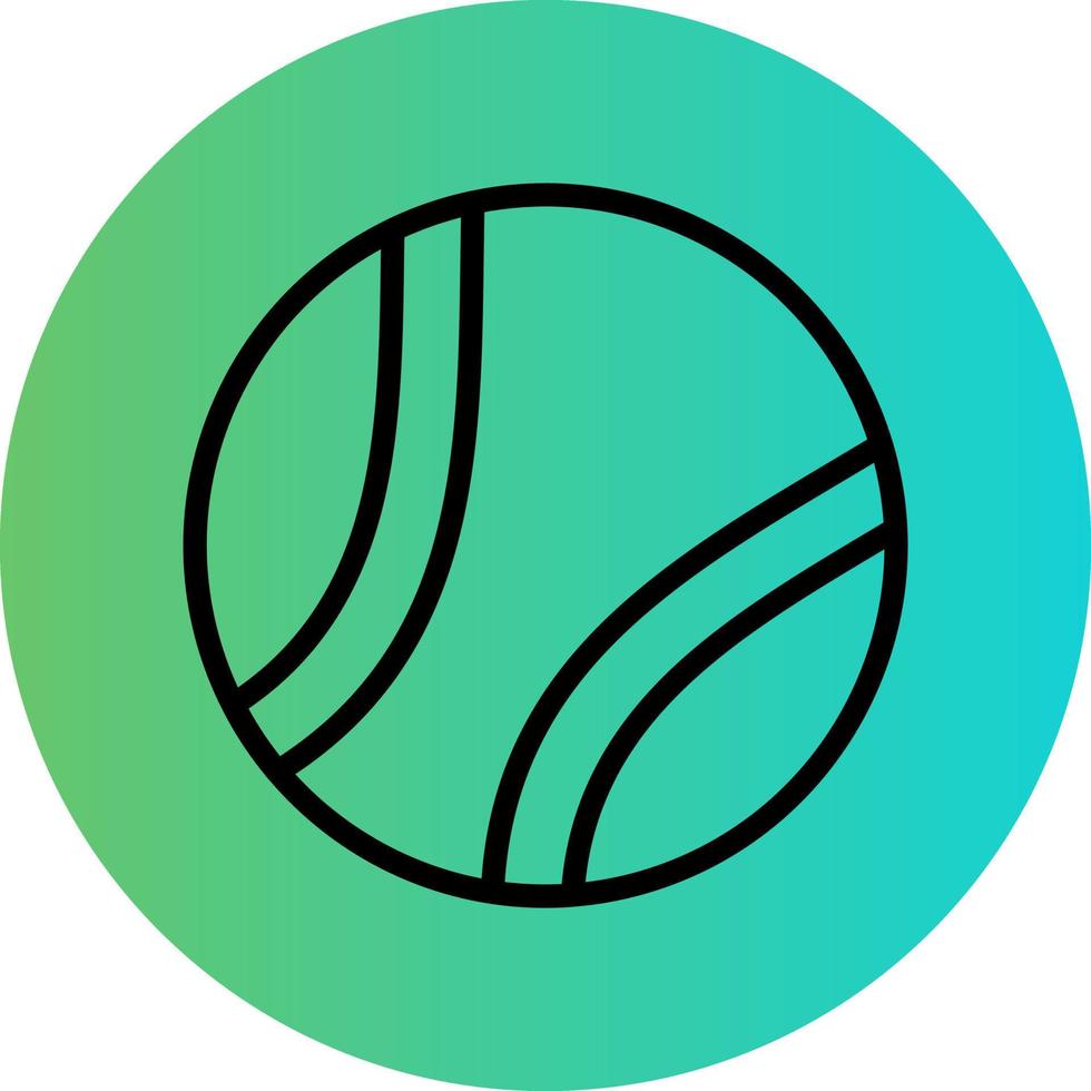 Tennis Ball Vektor Symbol Design