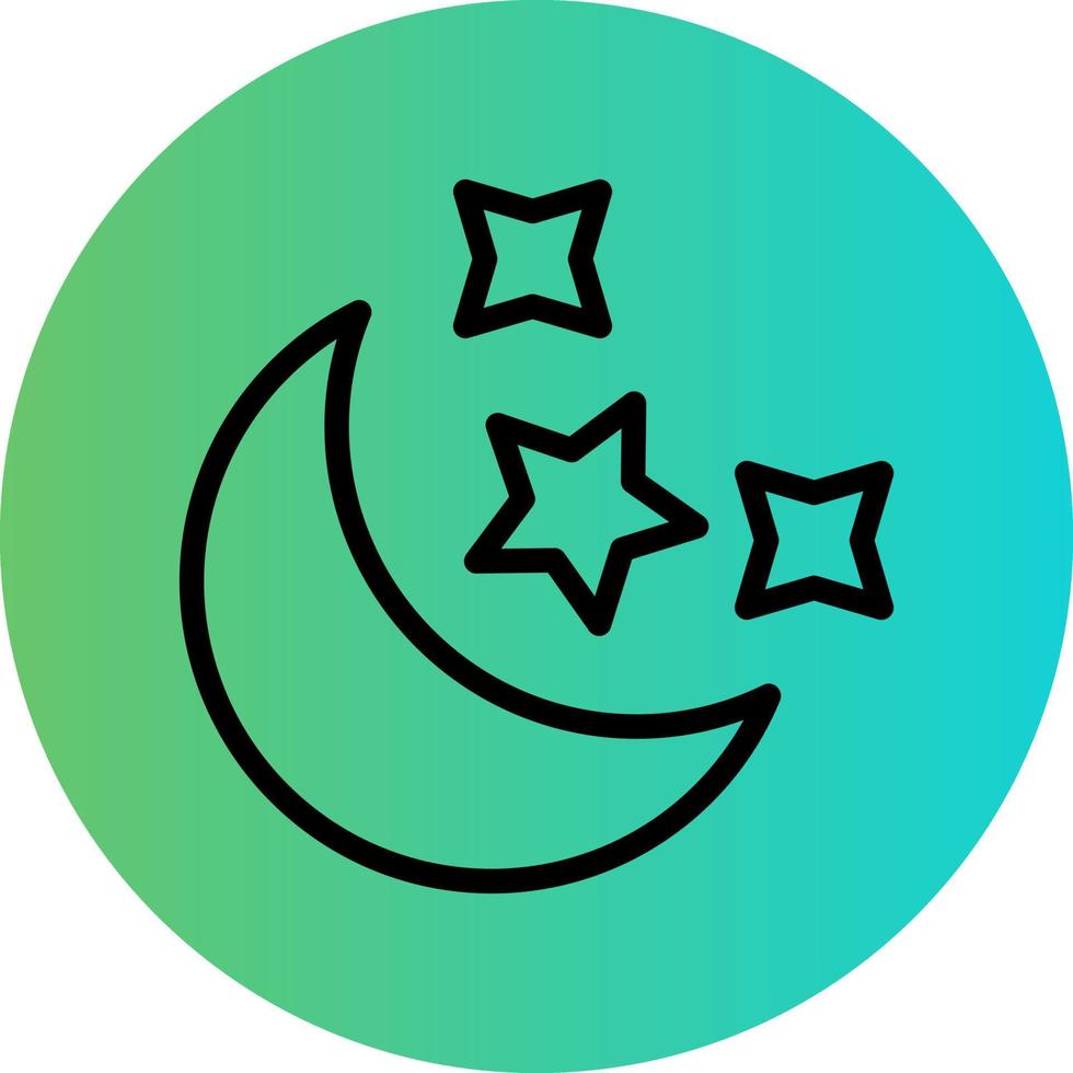 Nacht Vektor Symbol Design