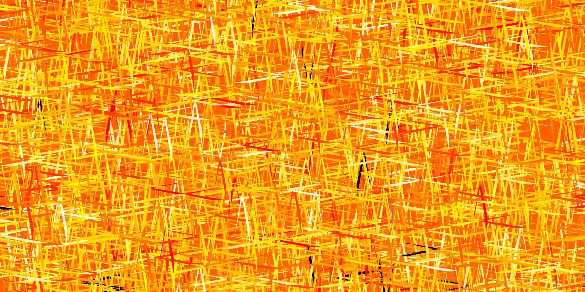 dunkeloranges Vektorlayout mit flachen Linien. vektor