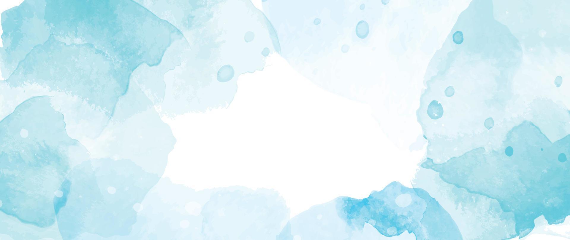 vattenfärg konst bakgrund vektor. tapet design med måla borsta, blå Färg, borsta stroke, pastell. abstrakt illustration för grafik, vägg konst, omslag och inbjudan kort, baner. vektor