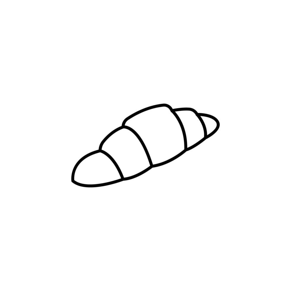 Croissant Vektor Symbol Illustration