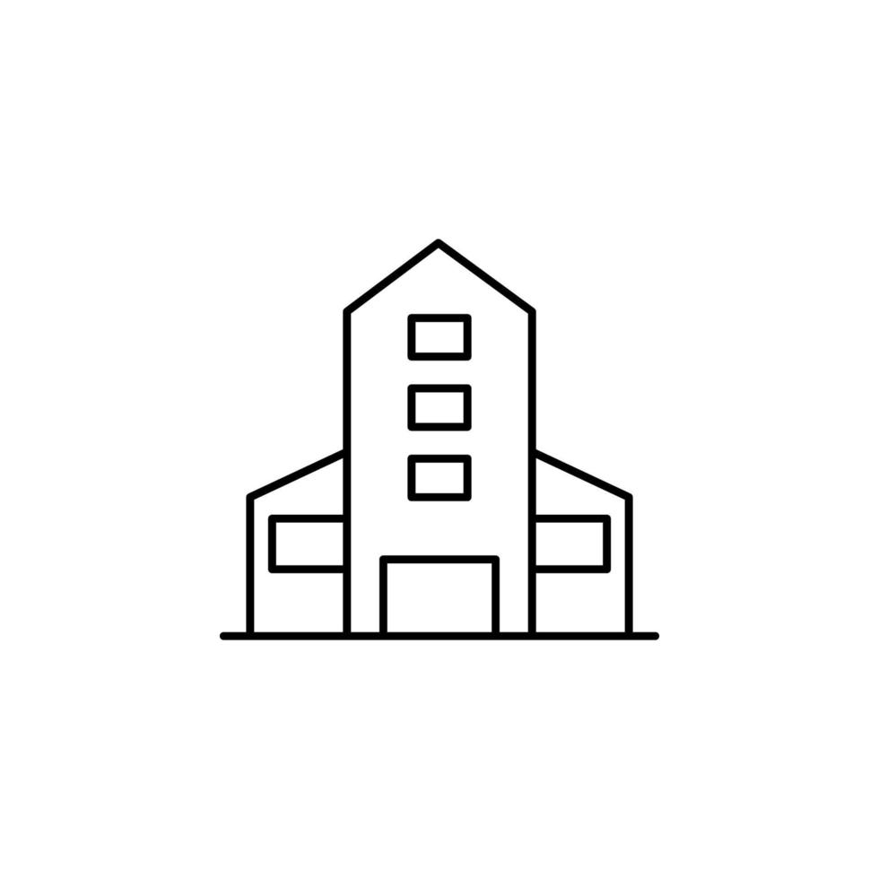 garage vektor ikon illustration