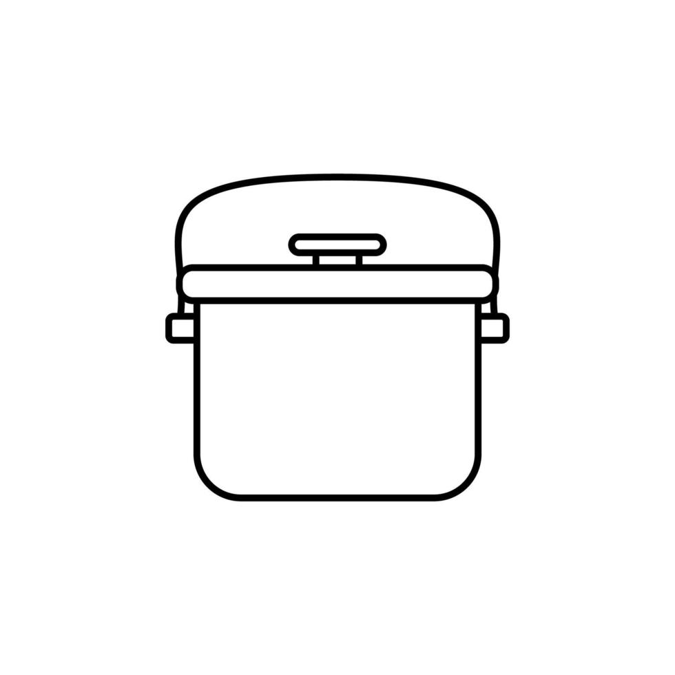 Straße Kühlschrank Vektor Symbol Illustration