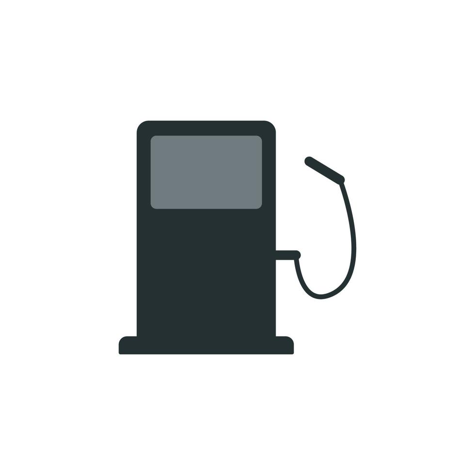 bensin fyllning maskin vektor ikon illustration