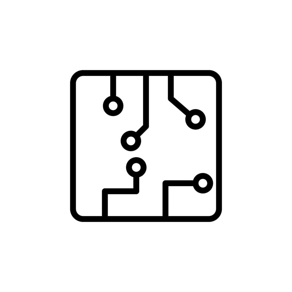chip vektor ikon illustration