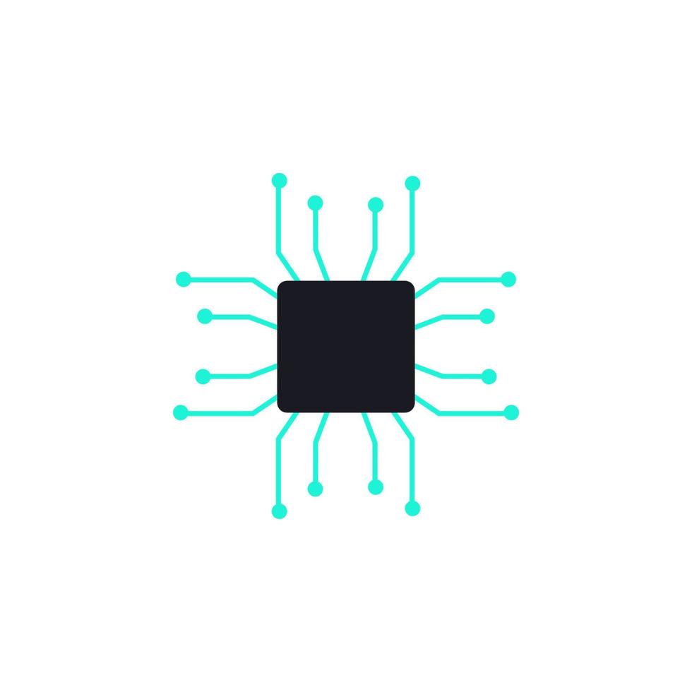 chip vektor ikon illustration