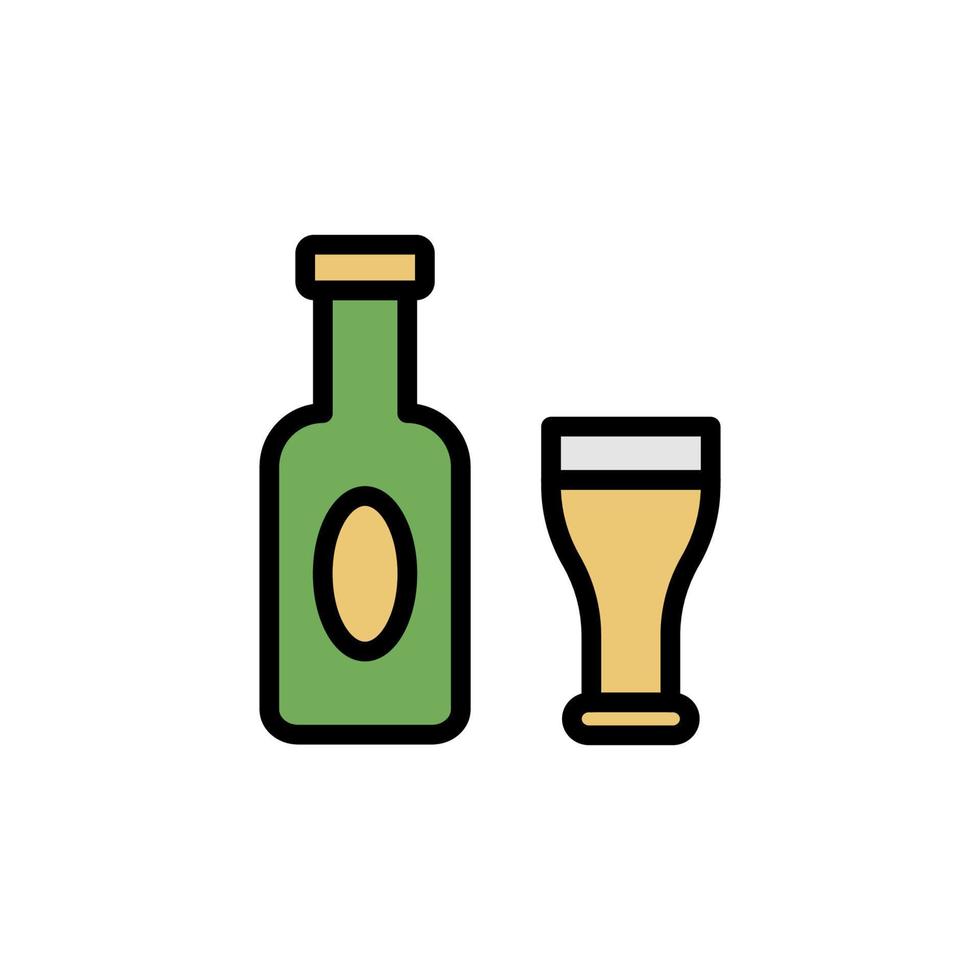 drycker, bägare vektor ikon illustration