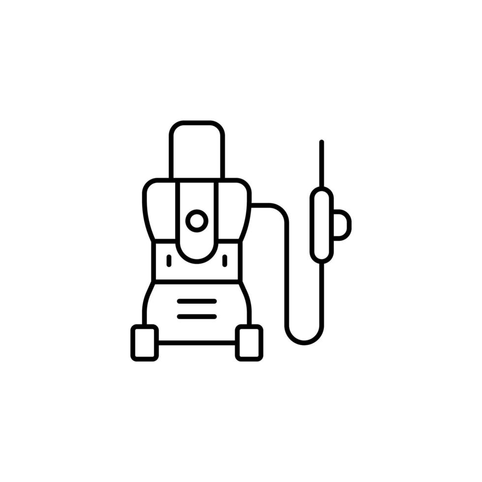 Druck Autowäsche Vektor Symbol Illustration